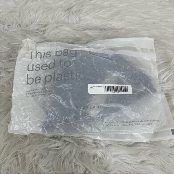 Everlane Women's NWT Blue Dusk The ReNew Plunge Triangle Swim Top XL/C40.5 - Picture 6 of 11